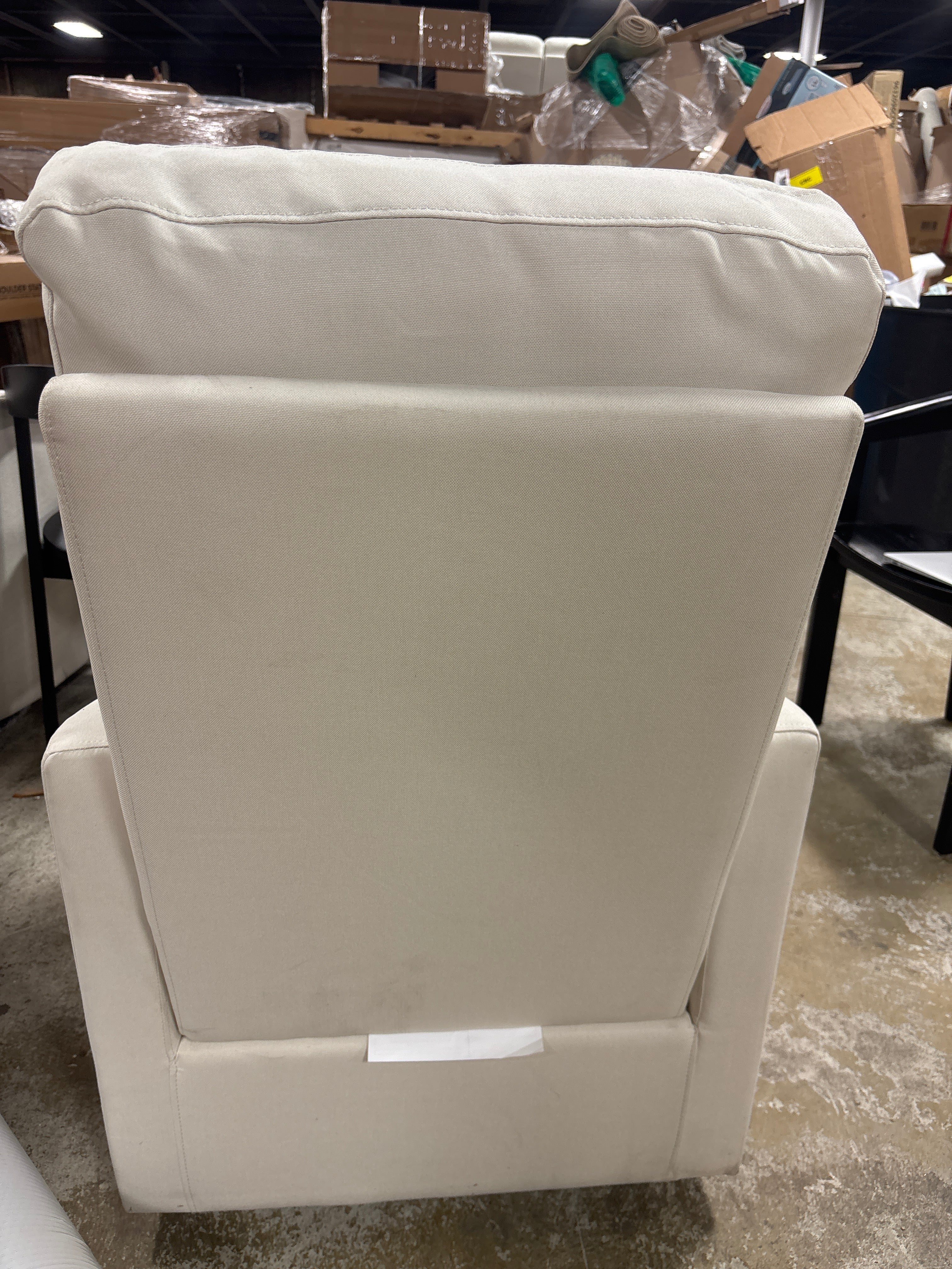 Delta Children Adley Nursery Glider Swivel Chair - Cream SHOWROOM ITEM