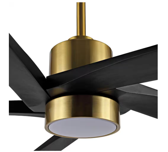 DC Indoor Ceiling Fan with Integrated LED and Remote Control