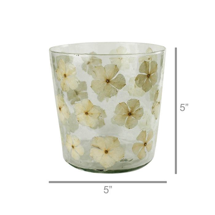 5'' H Glass Tabletop Hurricane