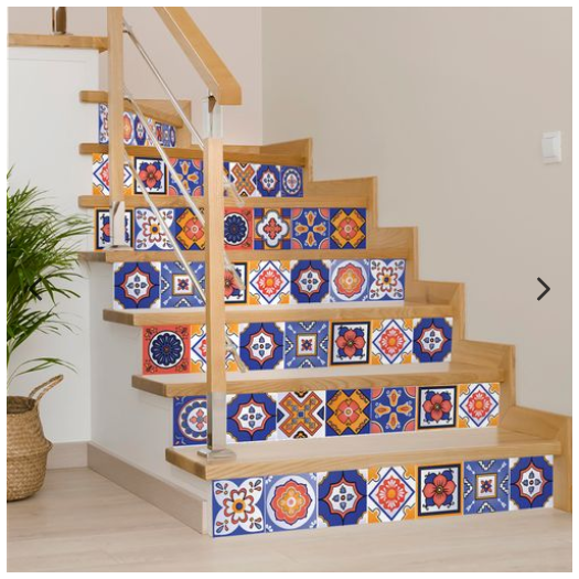 Colorful Backsplash Low-Maintenance Wall Tiles Easy to Install Stickers