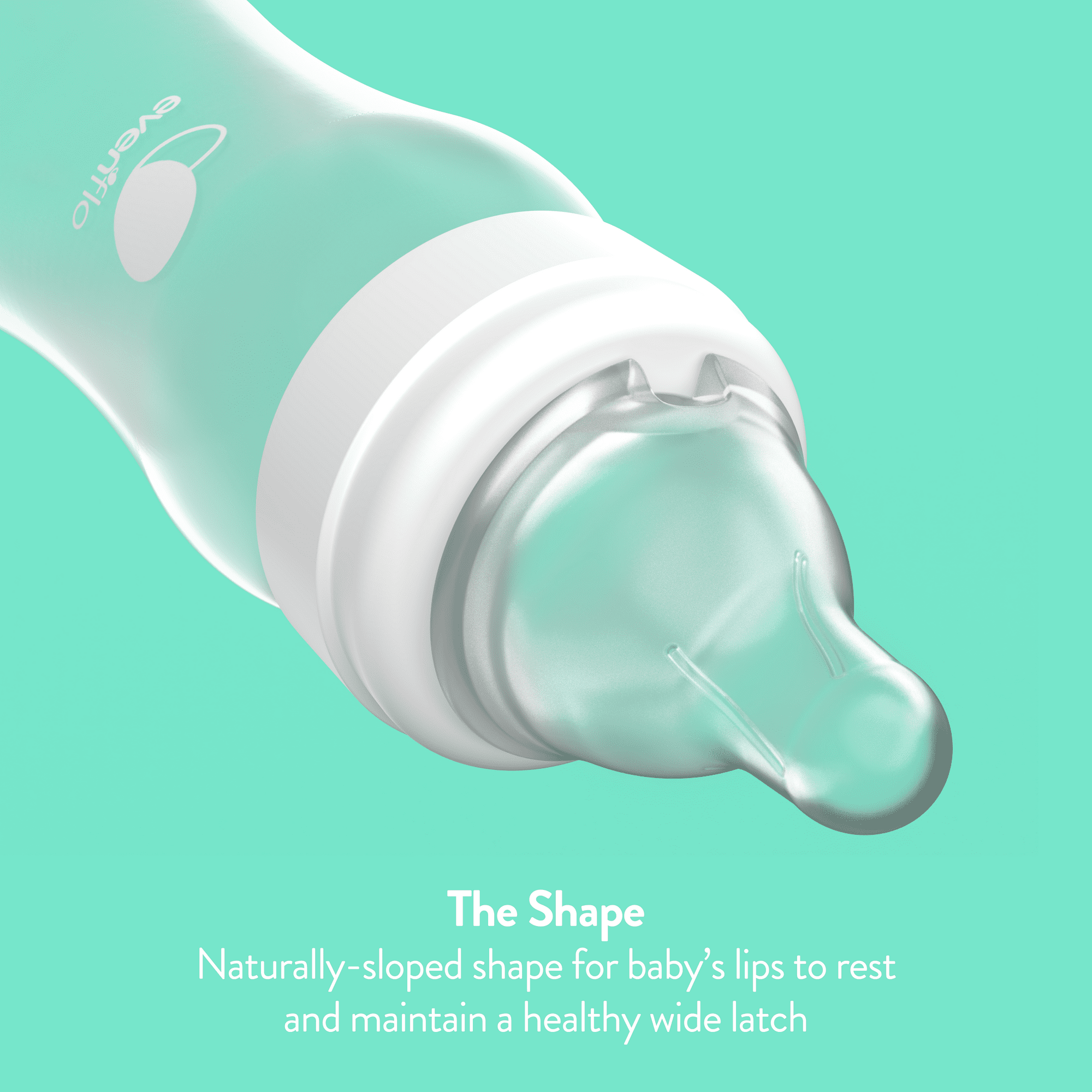 Balance + Standard Neck BPA-Free Plastic Baby Bottles, Clear, 6ct