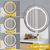 Makeup Vanity Desk, Wooden Adult Dressing Table, Makeup Table with 1 Drawers, Dressing Desk, with Touch light Mirror