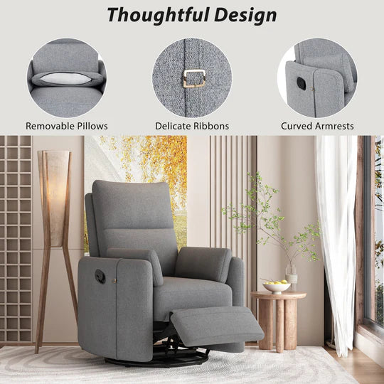 360 Degree Swivel Recliner Theater Recliner Manual Rocker Recliner
