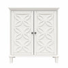Branwen Double Door Accent Cabinet, White