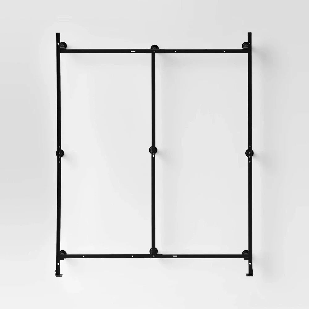 Adjustable Metal Bed Frame Black