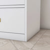 6-Drawer Dresser Change Table With Large Storage Space Chest Cabinet - White