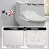 6-Piece Bathroom Hardware Set Towel Bar Set - Silver