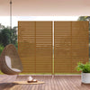 Brown Metal Privacy Screen