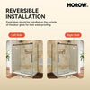 Walk In Frameless Rectangle Shower Enclosure