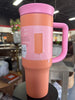 (No straw) Owala 40oz Stainless Steel Straw Tumbler - Tangy Tango SHOWROOM ITEM