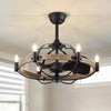 Indoor Bronze Farmhouse Ceiling Fan with Light
