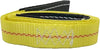 2 Pack Tree Saver, Lift Sling Straps with Reinforced Loops Vehicle Winch Strap 8000 Pound Breaking Strength, Yellow