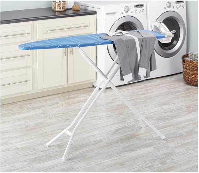 4 Leg Ironing Board, Blue Cover