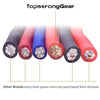 4 Gauge Black Power/Ground Wire-Copper Clad Aluminum CCA-True 4 AWG Power Wire-True Spec and Soft Touch Cable (Black)