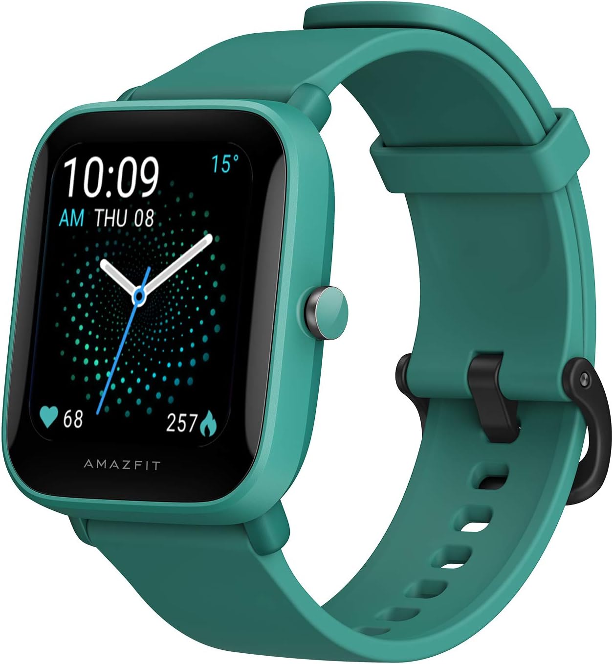 Bip U Pro Smart Watch with Alexa Built-In for Men Women, GPS Fitness Tracker with 60+ Sport Modes, Blood Oxygen Heart Rate Sleep Monitor, 5 ATM Water Resistant, for iPhone Android(Green)