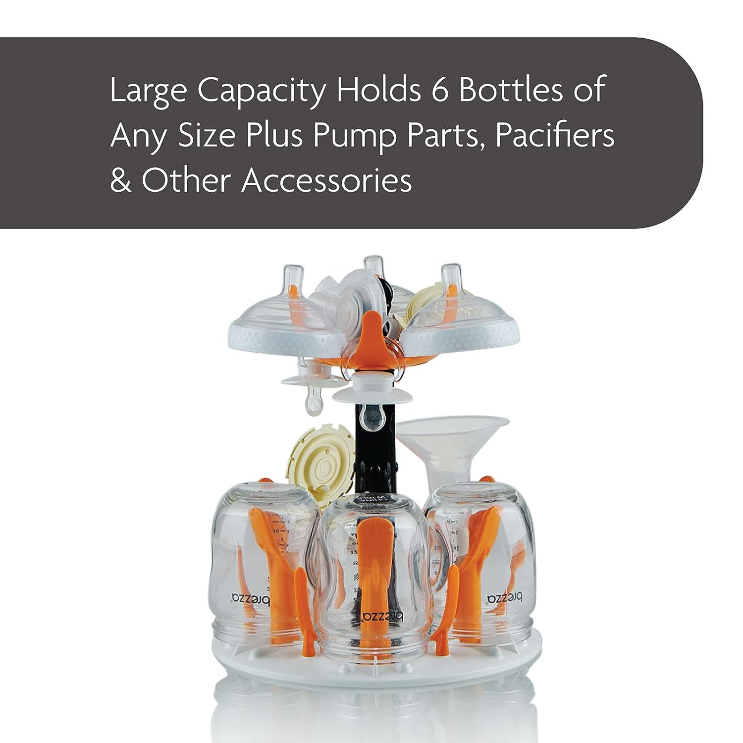 Baby Bottle Sterilizer and Dryer Machine – Electric Steam Sterilization - Universal Fit - Pacifiers, Glass, Plastic, and Newborn Feeding Bottles
