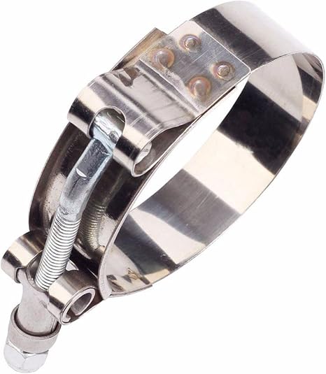 10Pcs Stainless Steel T-Bolt Hose Clamp, Turbo Intake Intercooler T Bolt Clamp