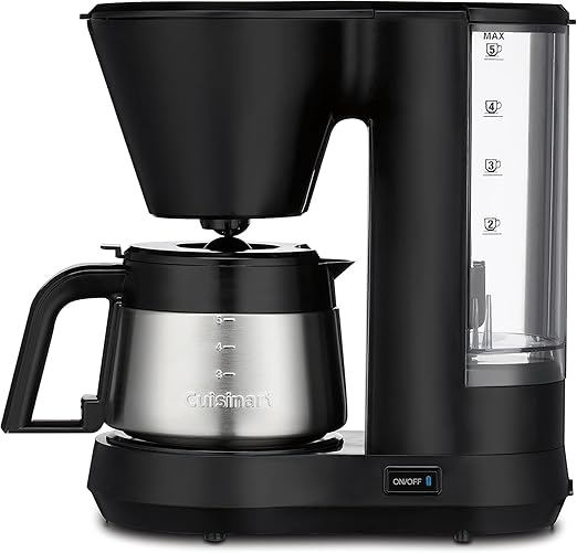 5-Cup Coffeemaker with Stainless Steel Carafe