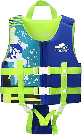 Toddler Swim Vest, Kids Float Jacket  Girls and Boys, Swimming Floaties with Duel Adjustable Safety Strap