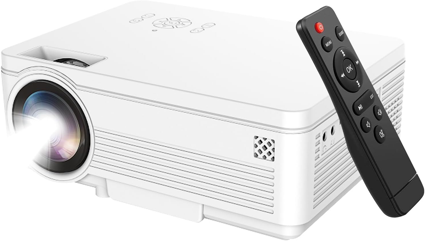 Mini Projector, Upgraded Bluetooth 1080P Full HD Home Theater Video