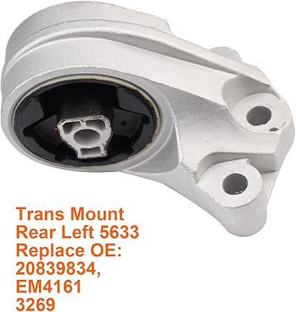 Set of 4, Engine Motor and Transmission Mounts Compatible with 10-17 Captiva Equinox Terrain 2.4L