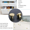 5pcs Gold Cabinet Knobs Brushed Brass Cabinet Knobs Drawer WKnobs Closet Door Knobs