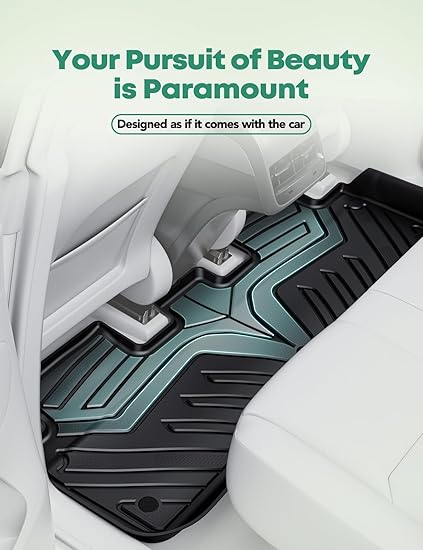 Custom Fit Car Floor Mats for Tesla Model Y 2025-2020 (5-Seat)