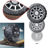4-Pack PU Solid Rubber Tire for Power Wheels Ride on Car ﻿Alligator Tires Wheels Upgrade, 13in Wheels 1.2CM/0.47in Aperture Front/Rear Wheel for Car/SUV/UTV/ATV/Motorcycle Replacement Parts