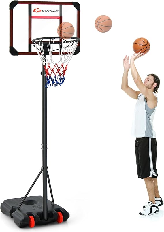 Basketball Hoop Outdoor, Height Adjustable