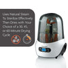 Baby Bottle Sterilizer and Dryer Machine – Electric Steam Sterilization - Universal Fit - Pacifiers, Glass, Plastic, and Newborn Feeding Bottles