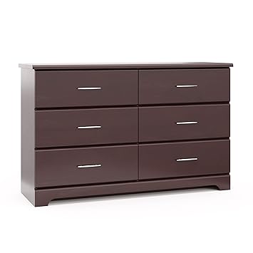 Brookside 6-Drawer Dresser (Espresso)