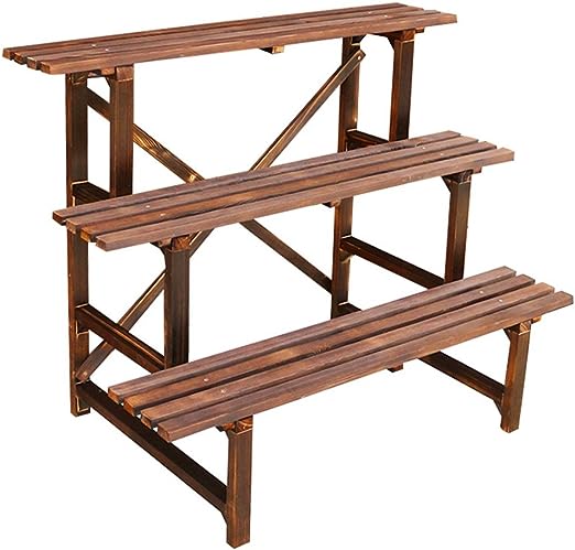 3 Steps Plant Stair Flower Bench