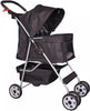 4-Wheel Folding Pet Stroller Carrier (Black)