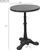 Kenwick Accent Table, Chestnut/Black