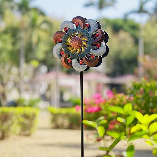 Wind Spinners Outdoor, Kinetic Decorative Metal Wind Spinners