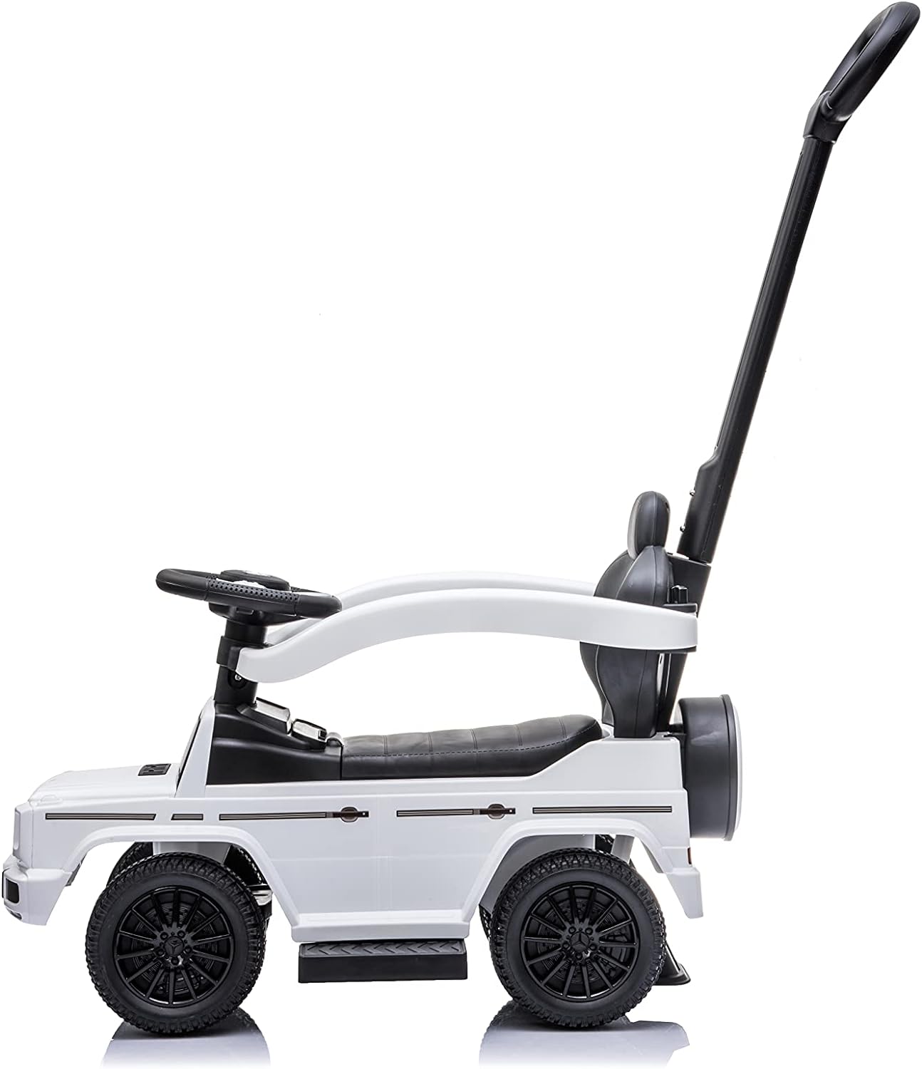 Best Ride On Cars Mercedes G-Wagon 3 in 1 Push Car, White
