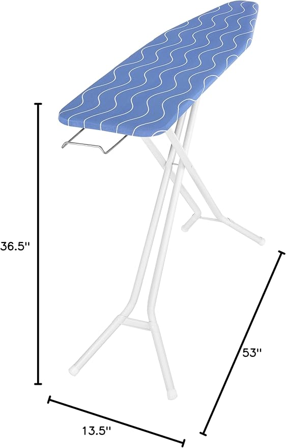 4 Leg Ironing Board, Blue Cover