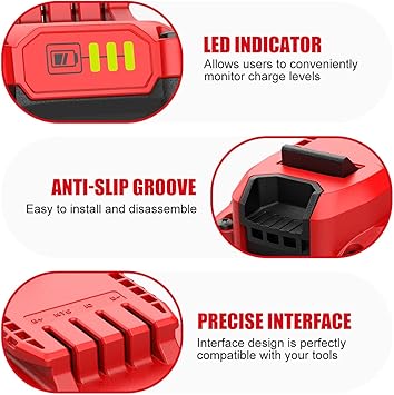 2Pack Replacement Craftsman Craftsman Lithium Battery and Charger Kit