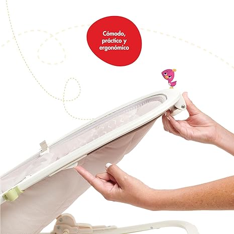 Boho Chic 2-in-1 with Removeable Hanging-Toy Bar, Stationary Modes, Folds Flat for Compact Storage and Portability