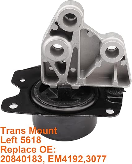 Set of 4, Engine Motor and Transmission Mounts Compatible with 10-17 Captiva Equinox Terrain 2.4L