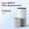 Core Air Purifier Original Replacement Filter, Supports HEPA Sleep Mode, 3-In-1 Filter, Efficiency Activated Carbon, 1 Pack, White