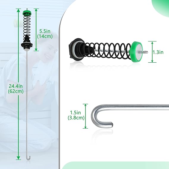 Washer Suspension Rod Kit (4 Pcs) fit for whirlpool