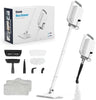 Steam Cleaner, 6 in1 Rotated Steam Mop Cleaner with 2 Modes, 2 Microfiber Pads, Detachable Steam Mops for Floor, Laminate Floor, Tiles Cleaning (White)