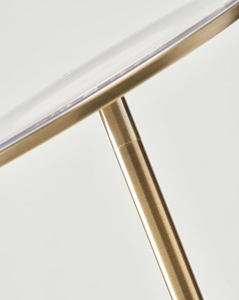 Sky LED Floor lamp - Torchiere Super Bright, Dimmable, Tall Standing Lamp - Gold Brass