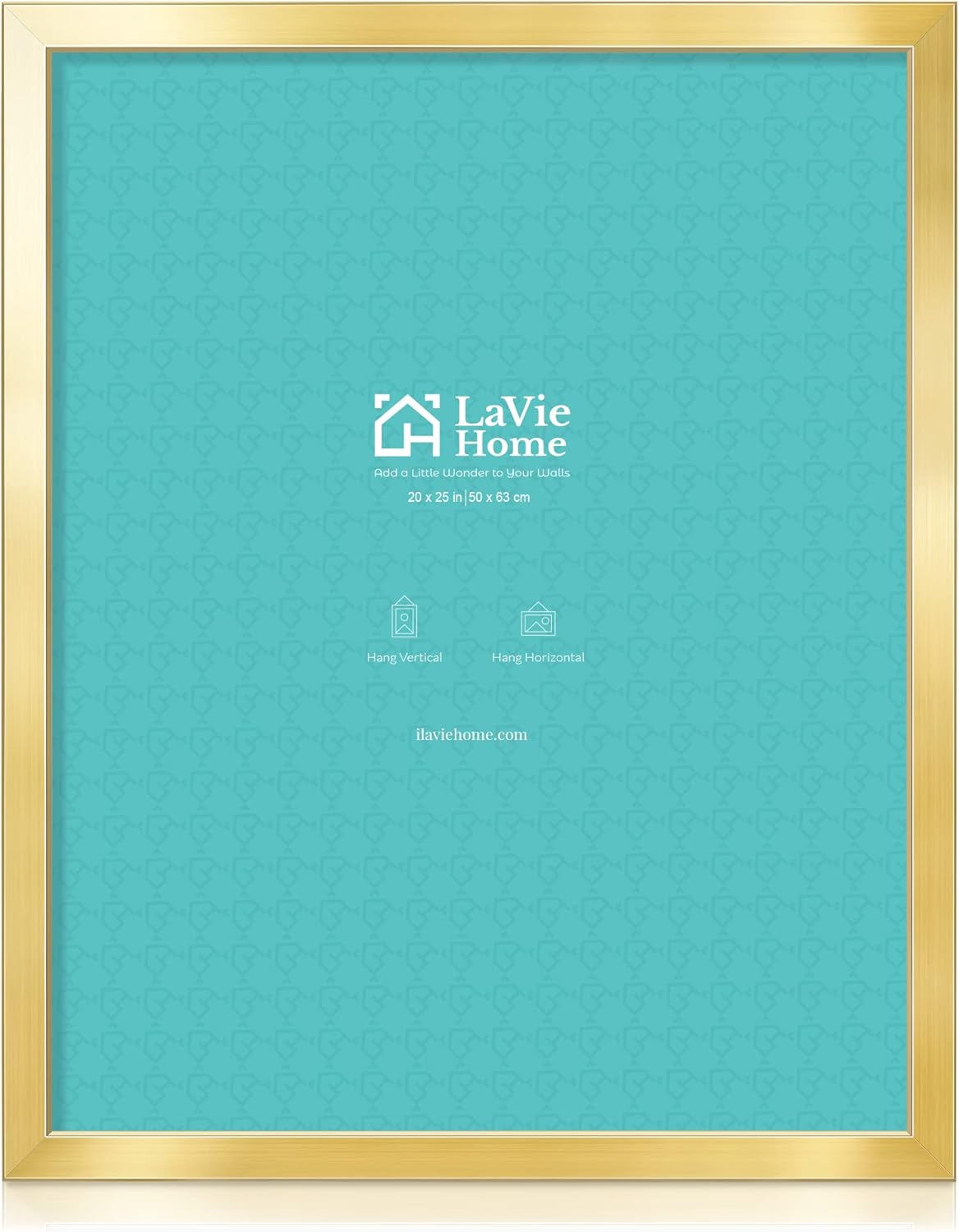Large Poster Frame with High Definition Plexiglass, Gold 1pc – Salvage ...