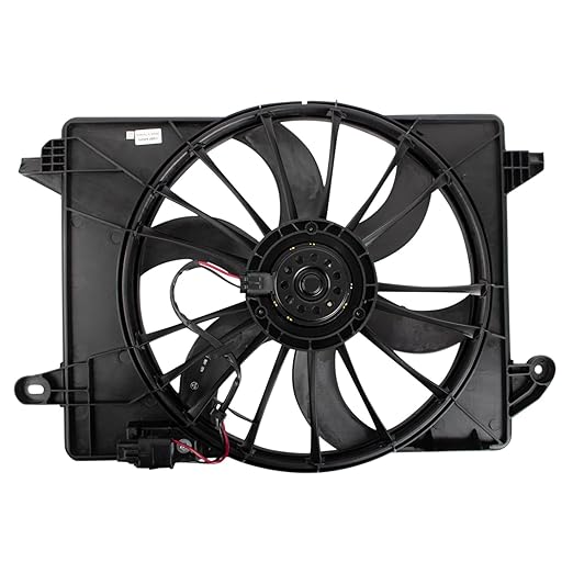 Radiator Cooling Fan Assembly Compatible with 2009-2010 Chrysler 300 2009-2022 Dodge Challenger 2009-2014 Charger