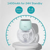 Wearable Breast Pump Hands-Free, Electric Portable Breast Pump with 3 Modes & 9 Levels, Rechargeable & Smart Display, Memory Function, Flange, 2 Pack