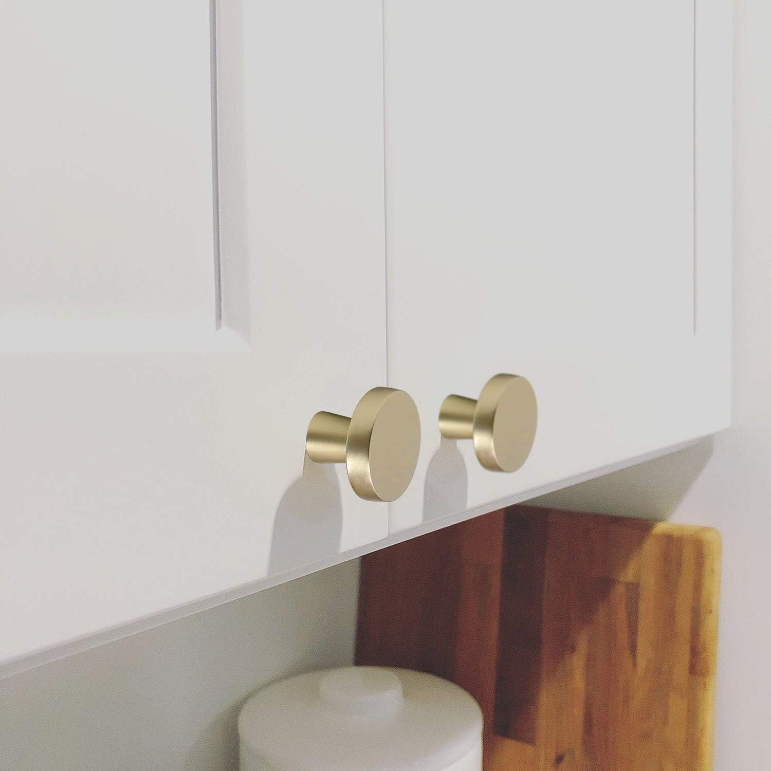 5pcs Gold Cabinet Knobs Brushed Brass Cabinet Knobs Drawer WKnobs Closet Door Knobs