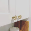 5pcs Gold Cabinet Knobs Brushed Brass Cabinet Knobs Drawer WKnobs Closet Door Knobs