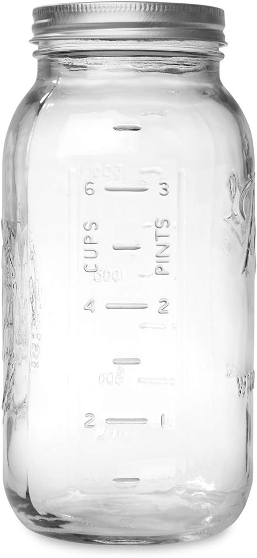 Ball 1 Wide Mouth Half Gallon Mason Jar